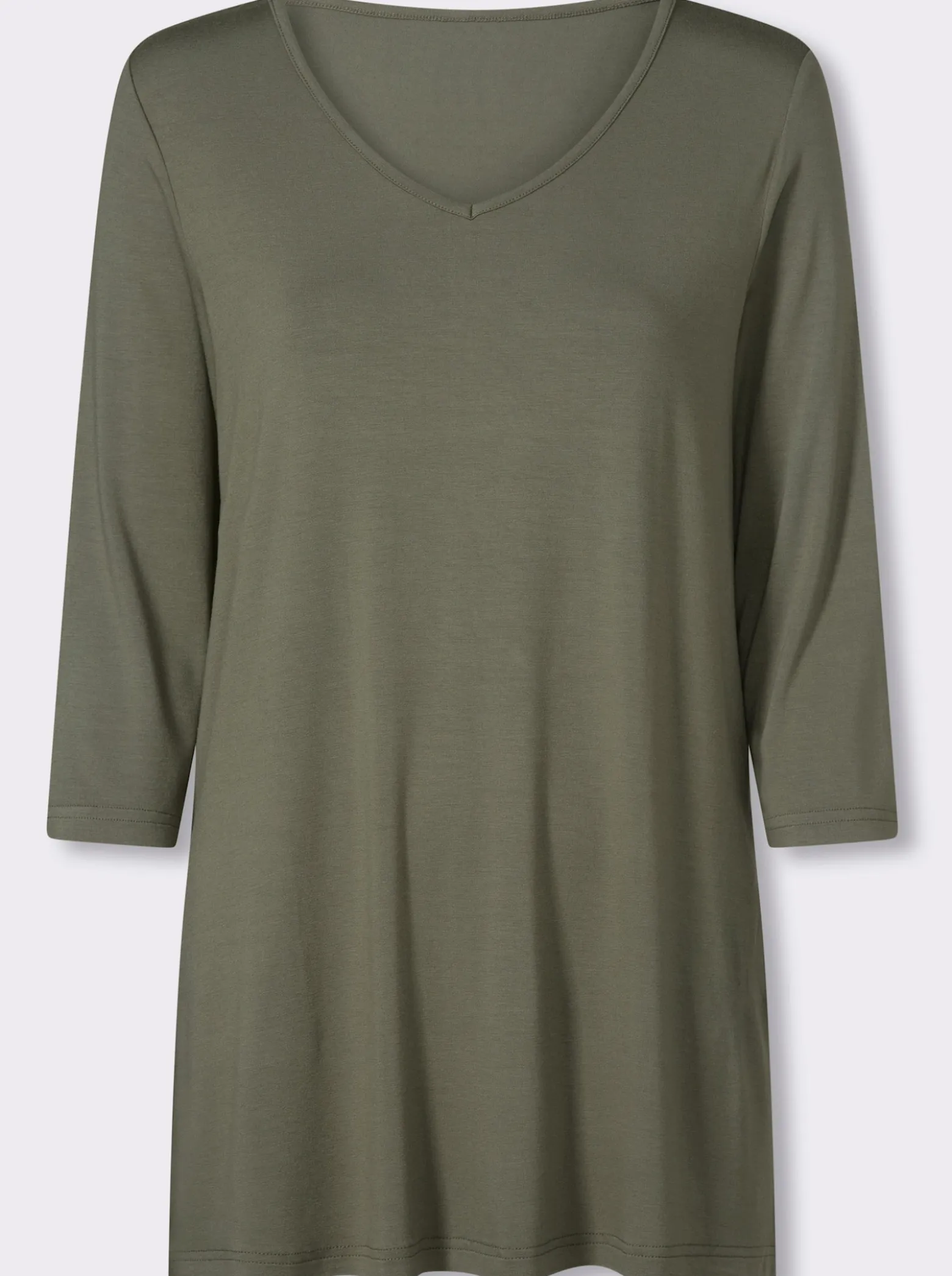 Longshirt aus reiner Viskose