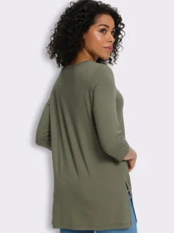 Longshirt aus reiner Viskose