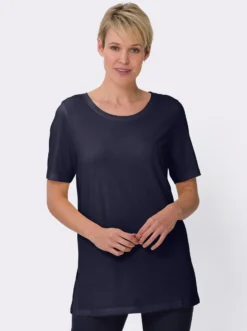 Longshirt im Baumwoll-Modal-Mix