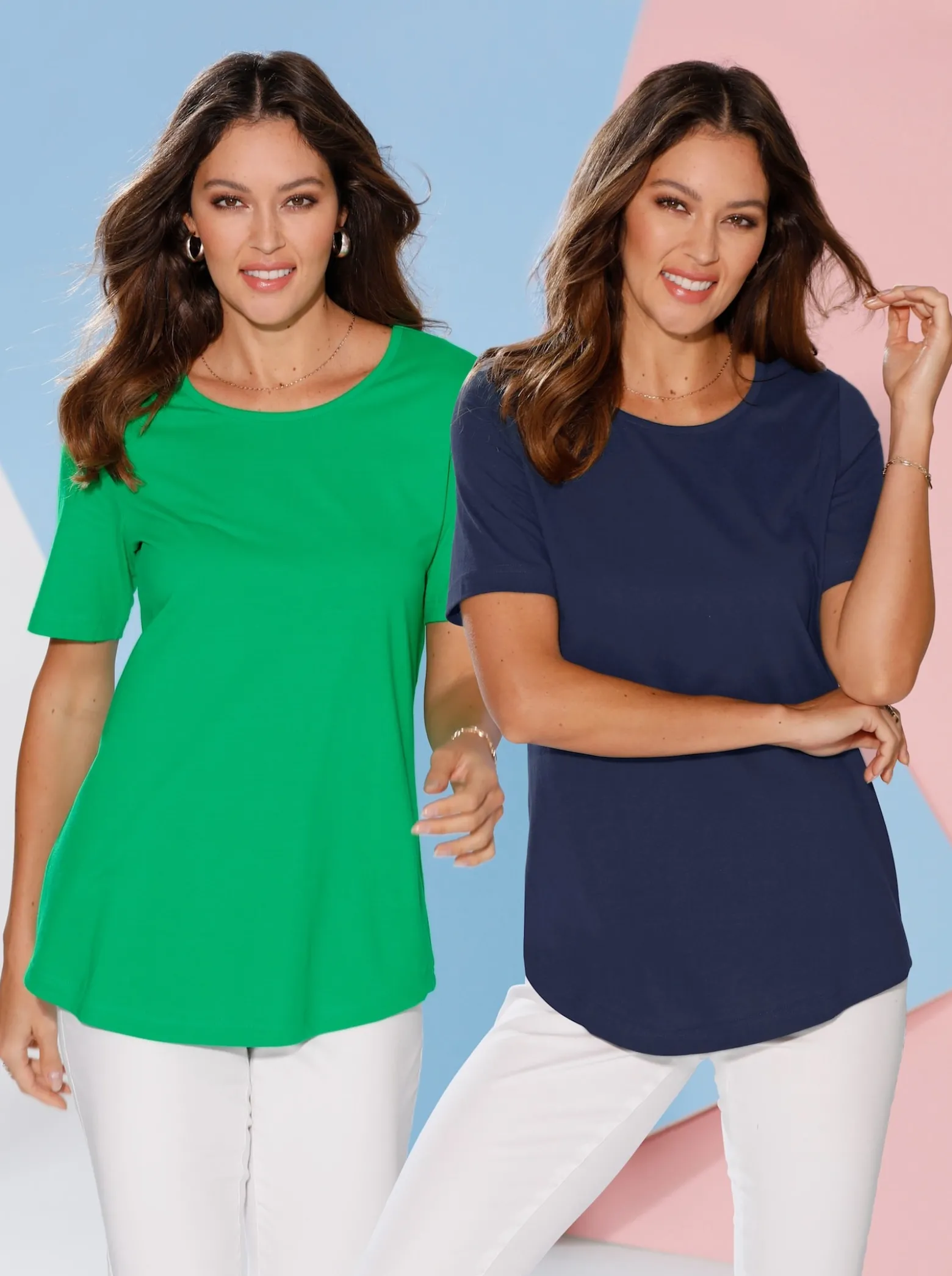 Longshirt im Doppelpack