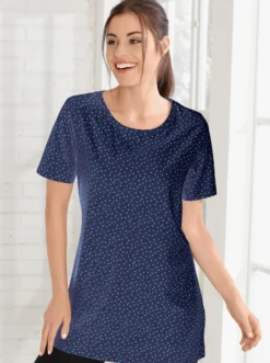 Longshirt im Pünktchen-Muster