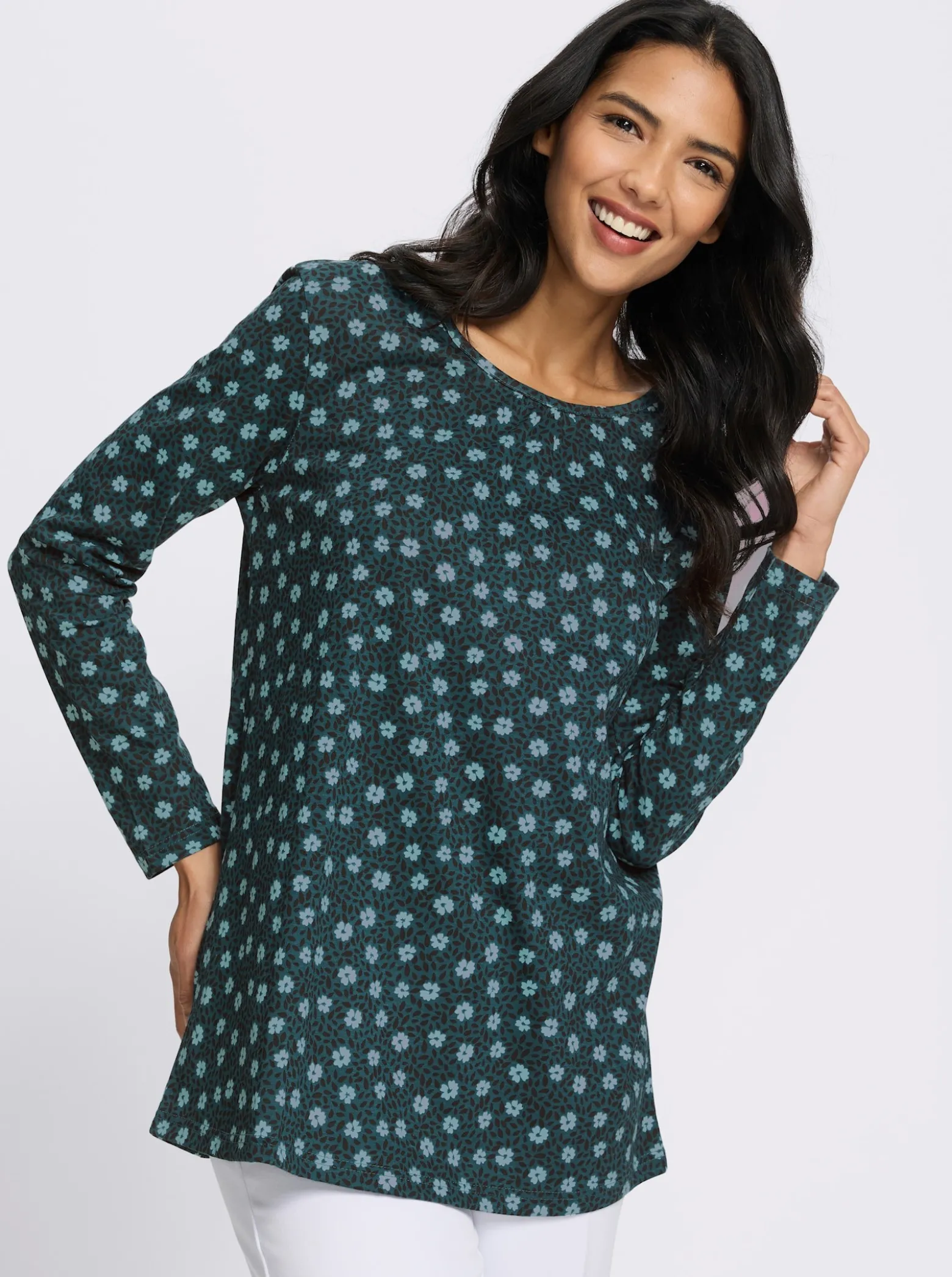 Longshirt in A-Linie