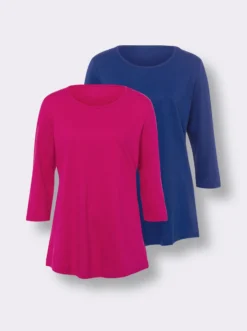 Longshirt in der 2-Stück-Packung