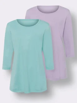 Longshirt in der 2-Stück-Packung