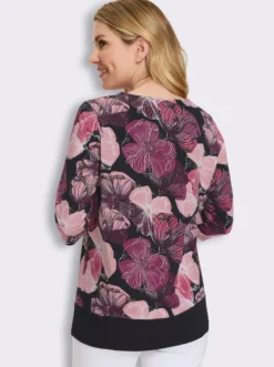 Longshirt in figurfreundlicher A-Linie