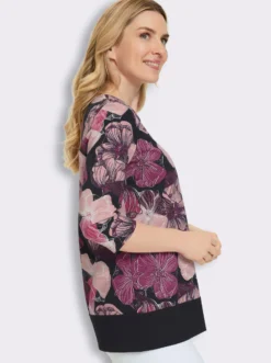 Longshirt in figurfreundlicher A-Linie