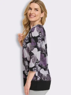 Longshirt in figurfreundlicher A-Linie