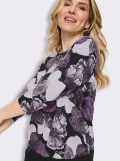 Longshirt in figurfreundlicher A-Linie