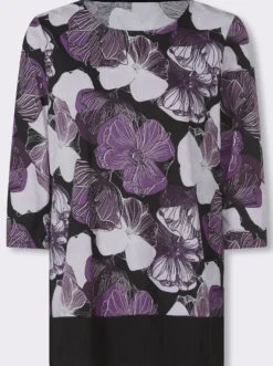 Longshirt in figurfreundlicher A-Linie