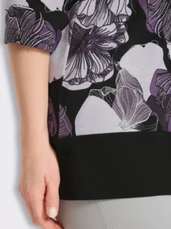 Longshirt in figurfreundlicher A-Linie