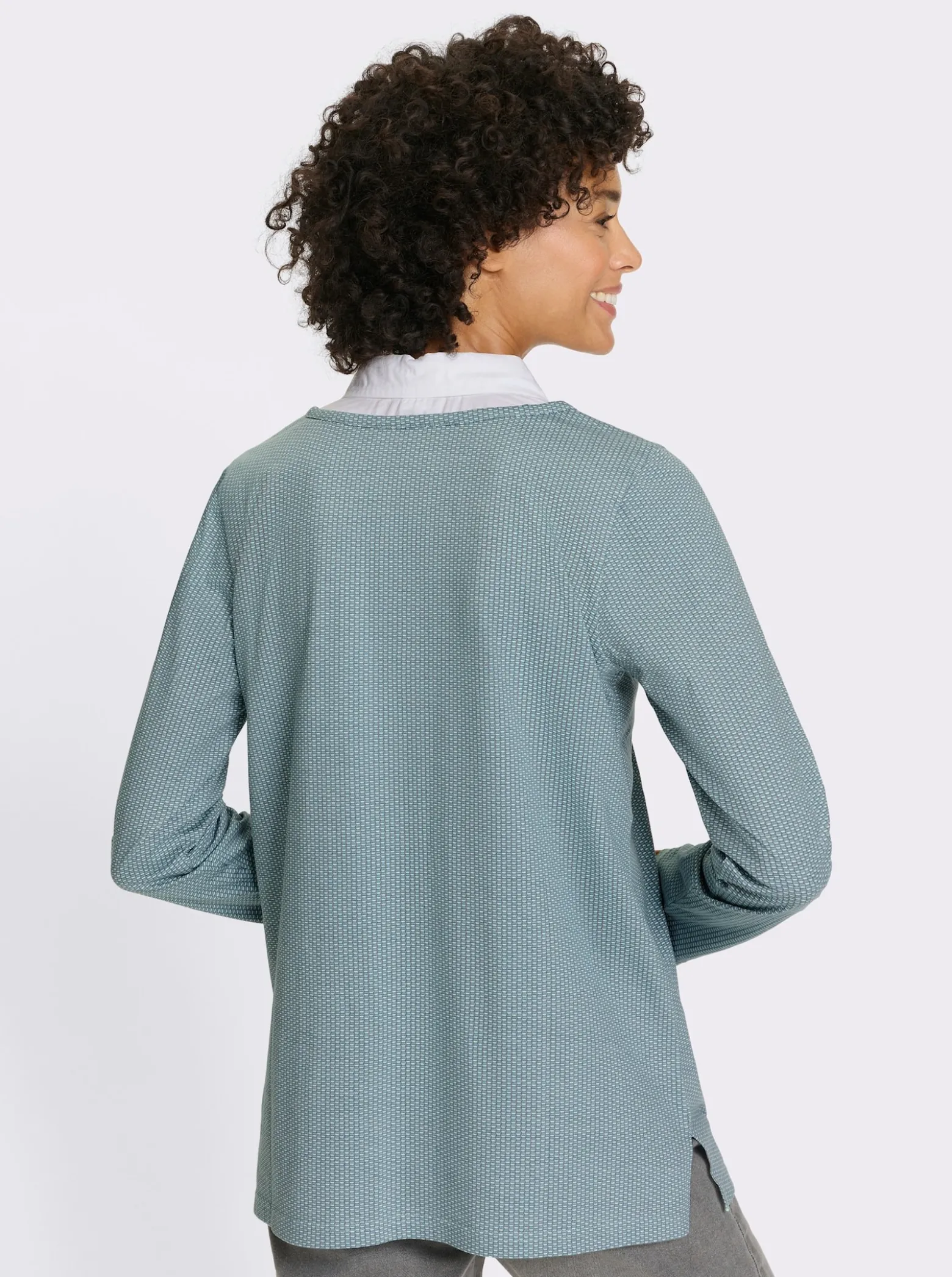Longshirt in 2-in-1-Optik