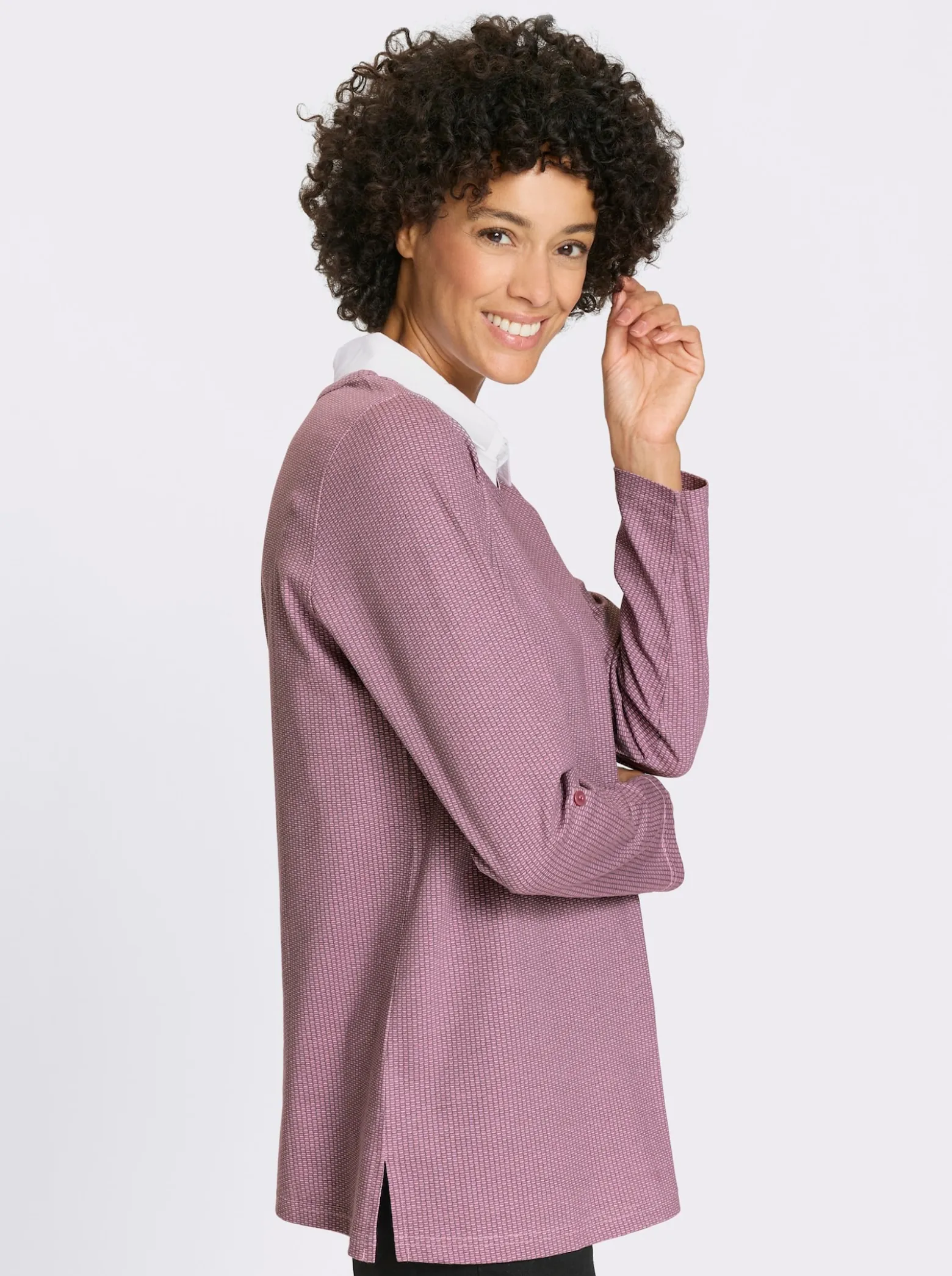 Longshirt in 2-in-1-Optik