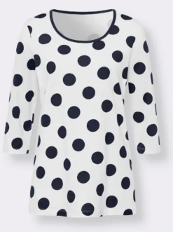 Longshirt in langer Form