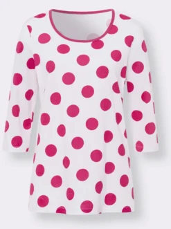 Longshirt in langer Form