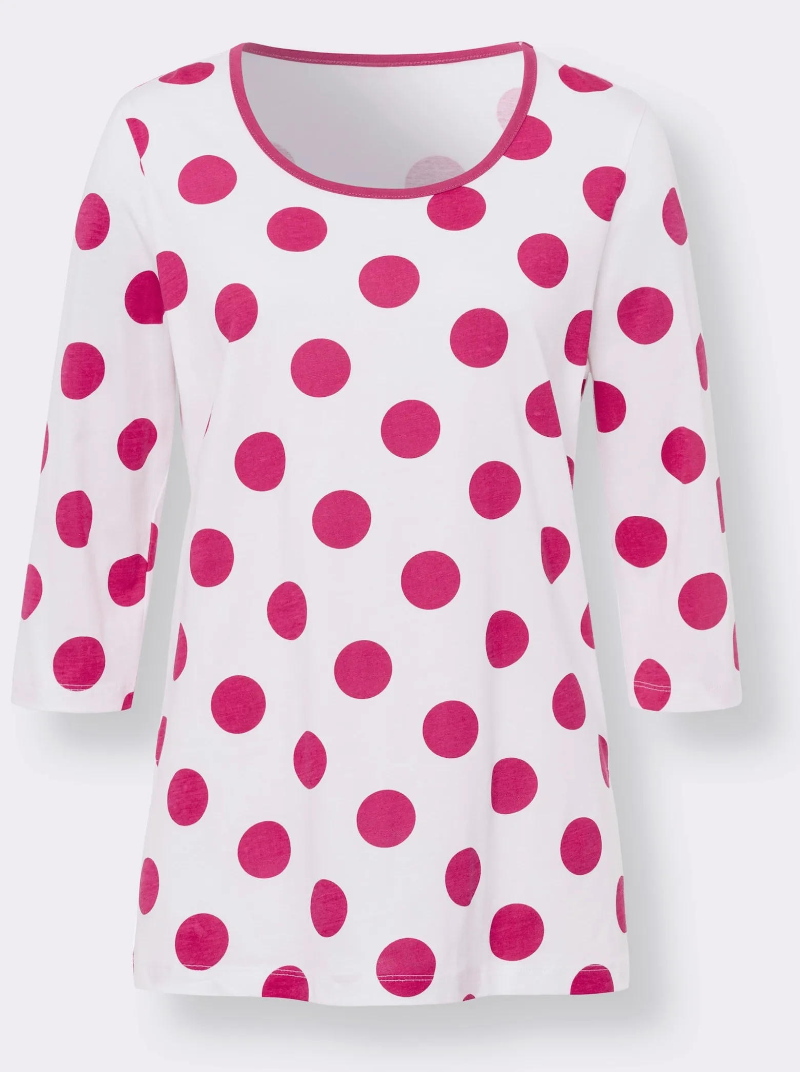 Longshirt in langer Form