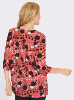 Longshirt in leicht ausgestellter Form