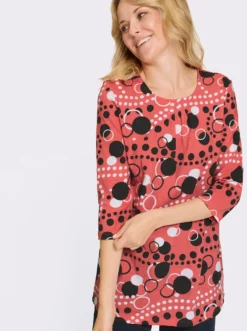 Longshirt in leicht ausgestellter Form