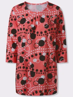 Longshirt in leicht ausgestellter Form