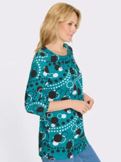 Longshirt in leicht ausgestellter Form
