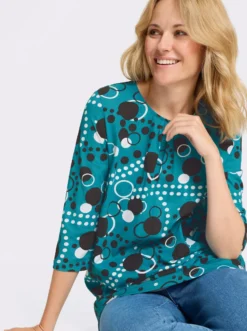 Longshirt in leicht ausgestellter Form