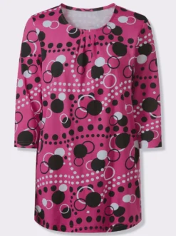 Longshirt in leicht ausgestellter Form