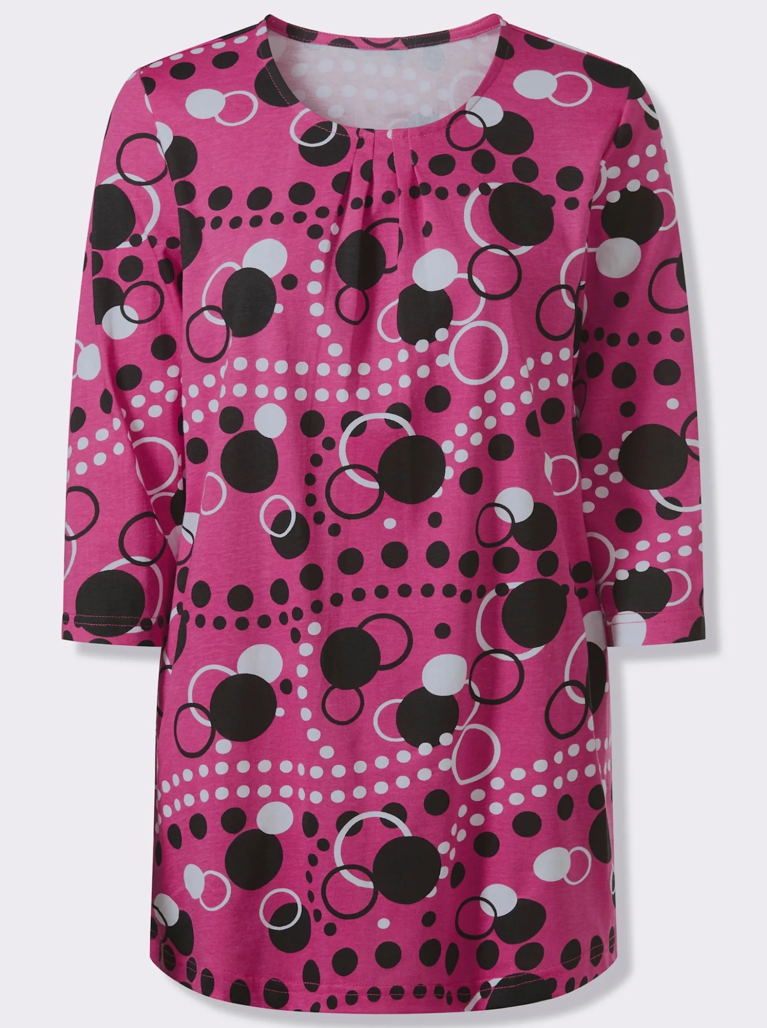 Longshirt in leicht ausgestellter Form