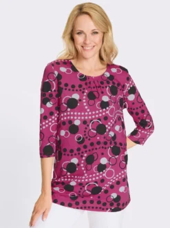 Longshirt in leicht ausgestellter Form