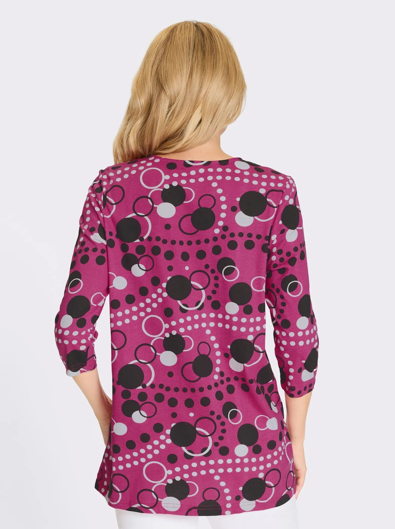 Longshirt in leicht ausgestellter Form
