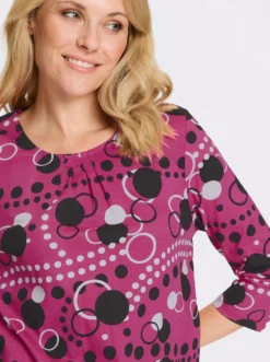 Longshirt in leicht ausgestellter Form