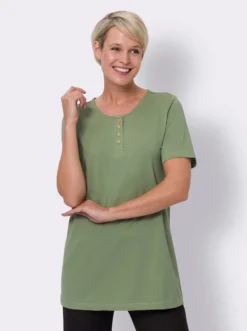 Longshirt in leichter A-Form