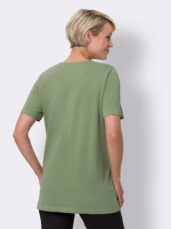 Longshirt in leichter A-Form