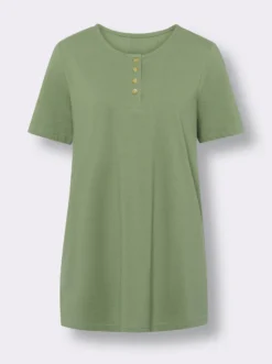 Longshirt in leichter A-Form