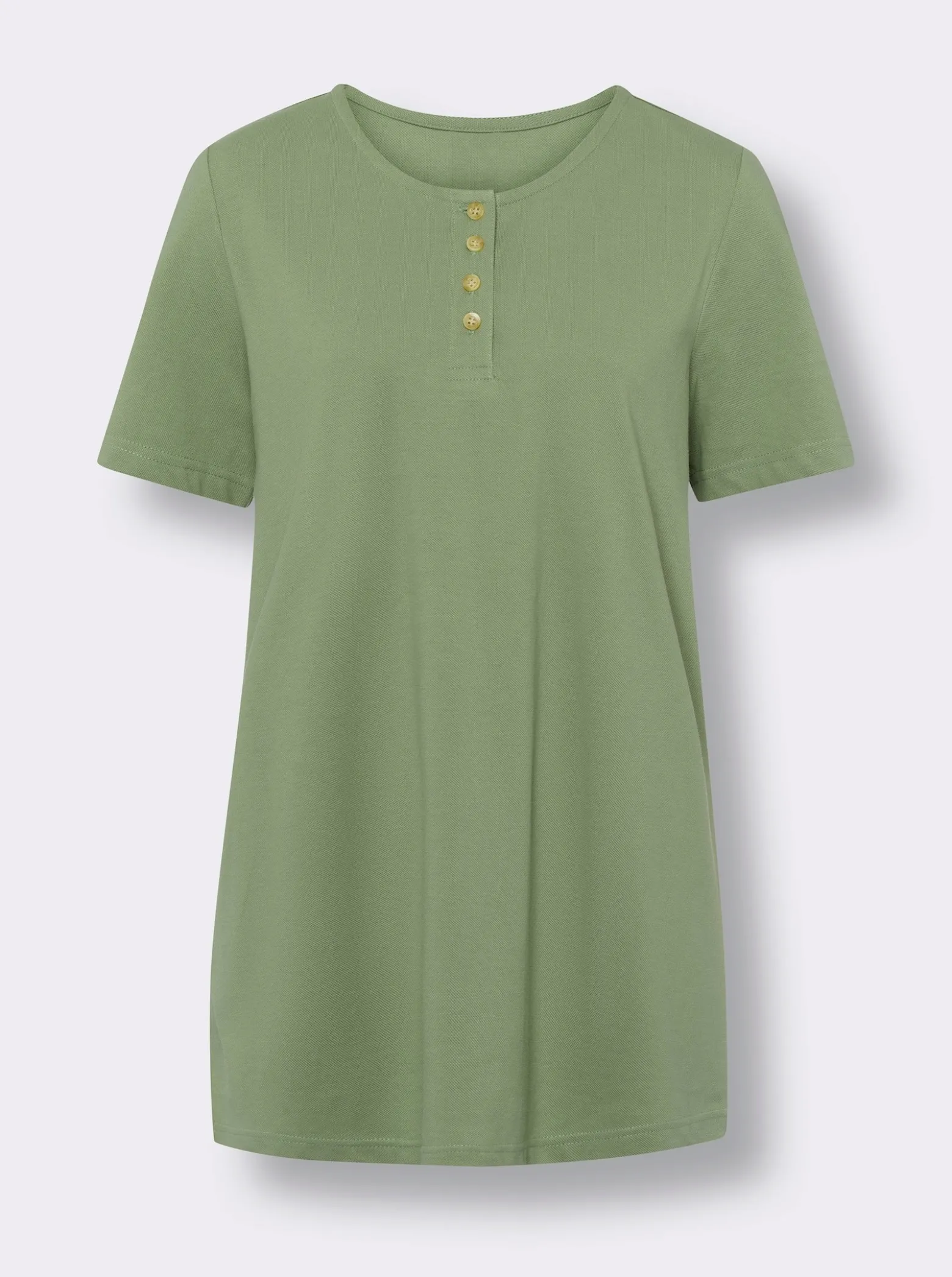 Longshirt in leichter A-Form