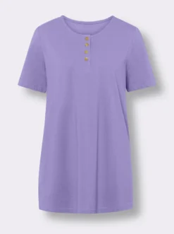 Longshirt in leichter A-Form