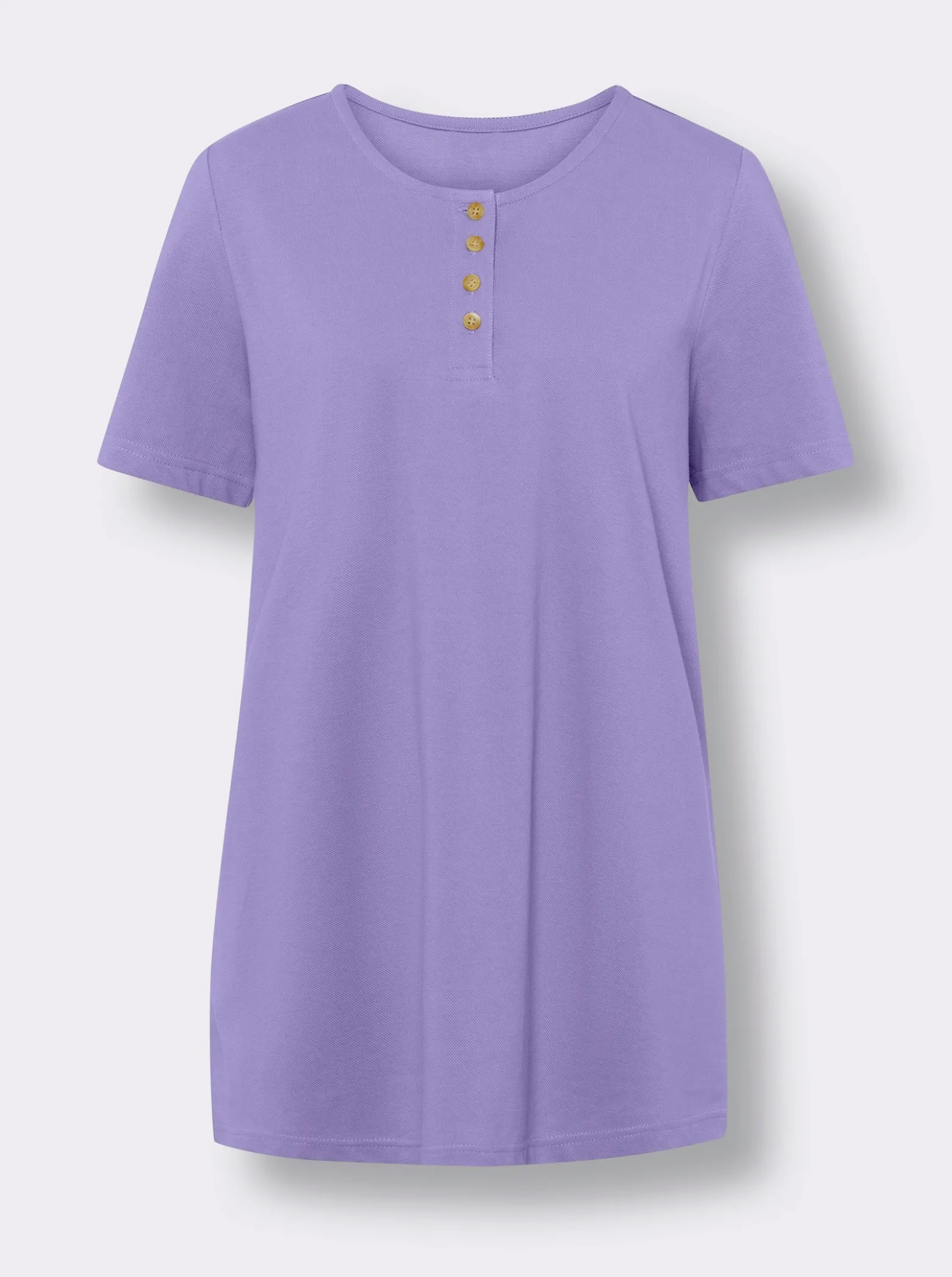 Longshirt in leichter A-Form