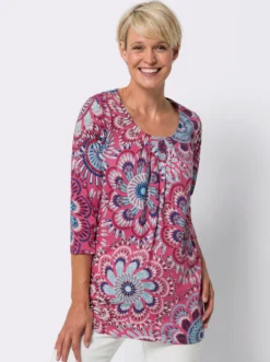 Longshirt in leichter A-Linie