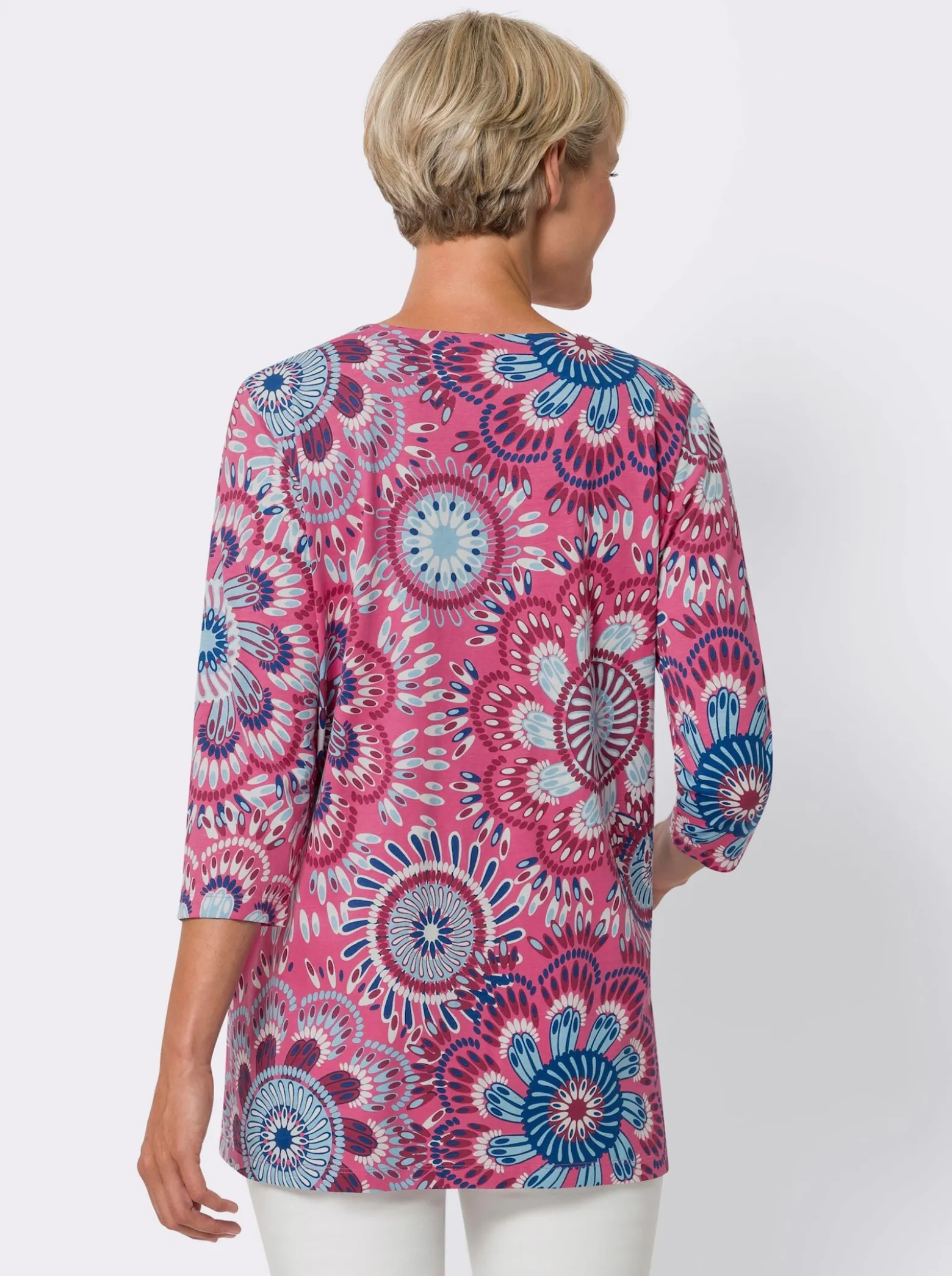 Longshirt in leichter A-Linie