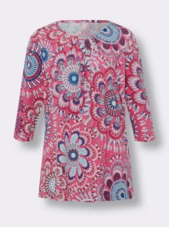 Longshirt in leichter A-Linie