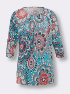 Longshirt in leichter A-Linie