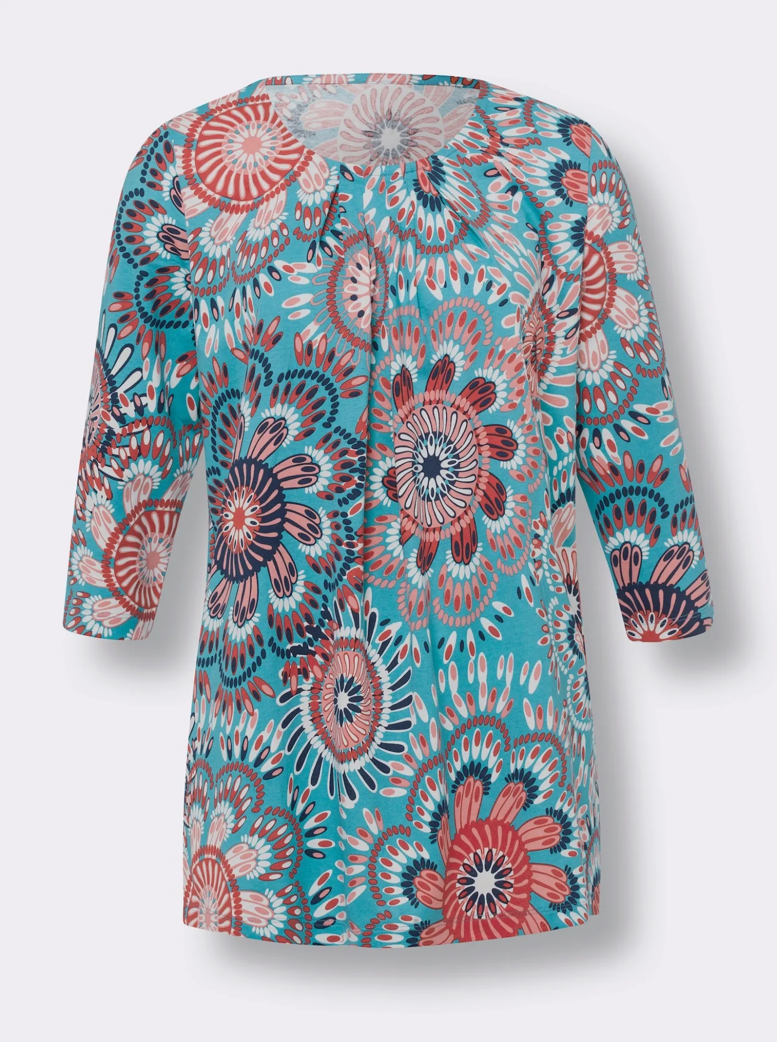 Longshirt in leichter A-Linie
