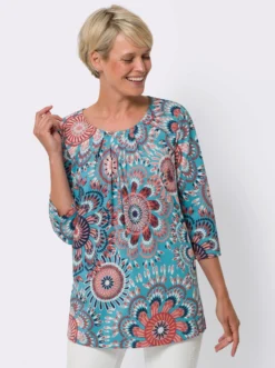 Longshirt in leichter A-Linie