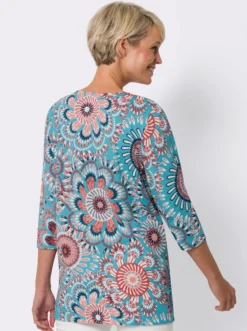 Longshirt in leichter A-Linie