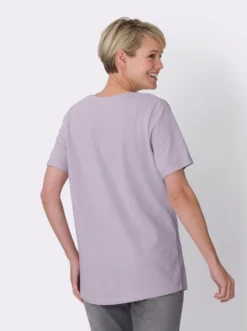 Longshirt in Pikee-Qualität