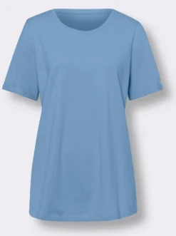 Longshirt in Pikee-Qualität