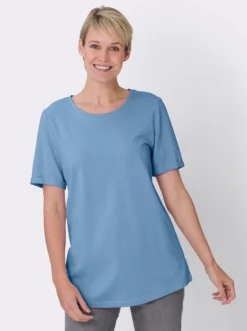 Longshirt in Pikee-Qualität