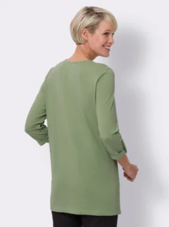 Longshirt in Pikee-Qualität