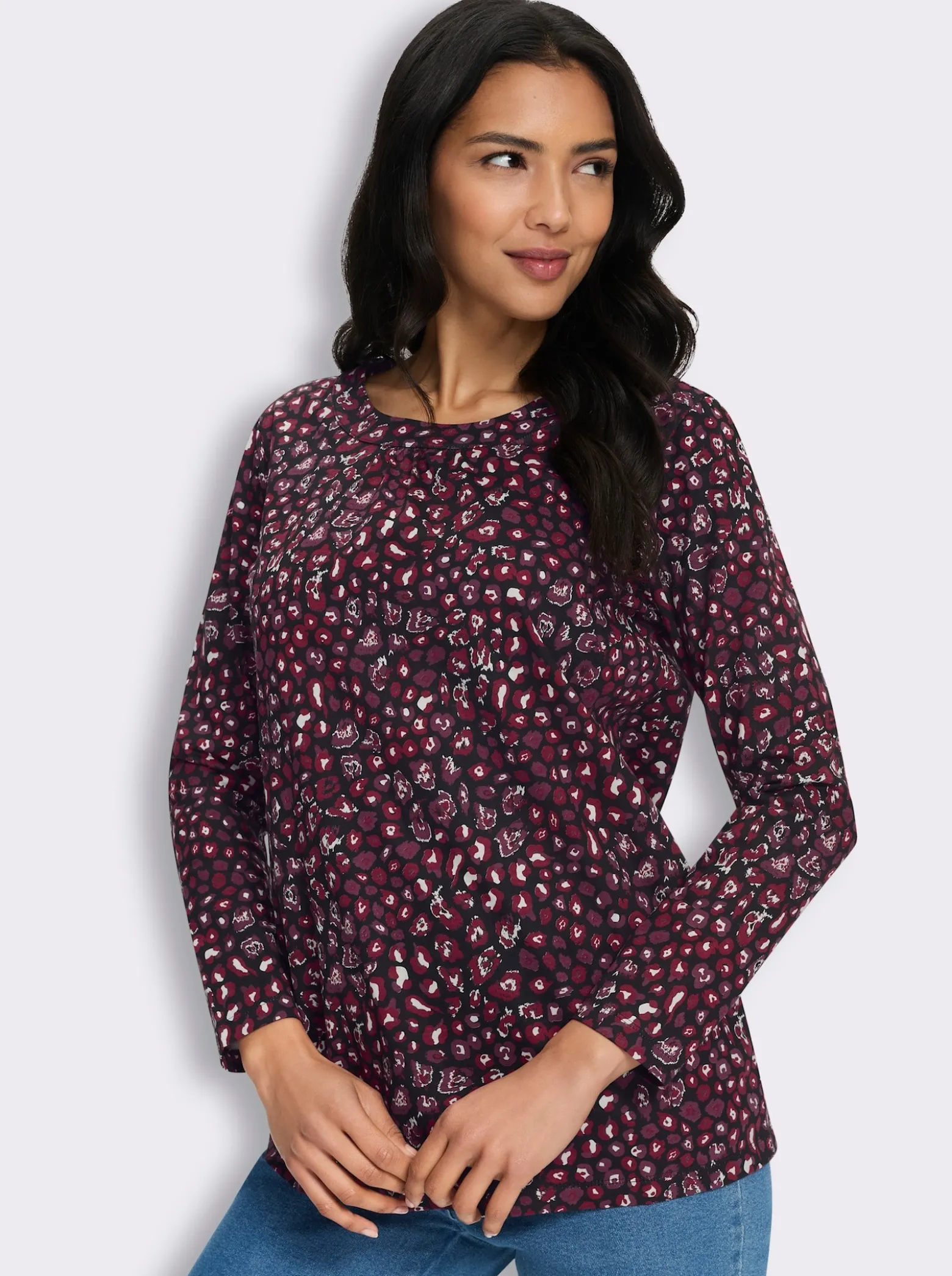 Longshirt in schmeichelnder A-Linie