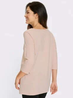 Longshirt mit aufgesetzten Taschen