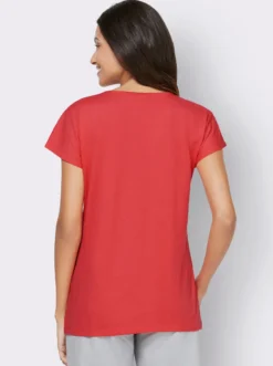 Longshirt mit Blümchen-Druck