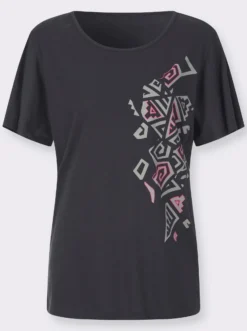 Longshirt mit Ethno-Druck